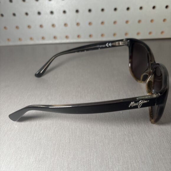 Maui Jim Starfish Sunglasses MJ 744-02T Cat Eye Black Brown FRAMES ONLY main image 7